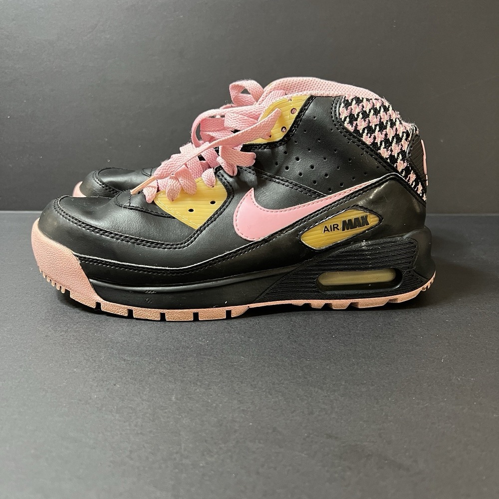 Air Max 90 Boot Gs Black Pink Youth 5.5Y 2007